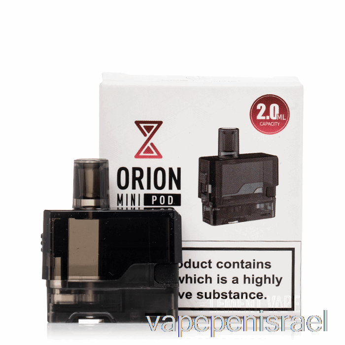 חד פעמי Vape Israel איבד Vape Orion מיני תרמילים 2 מ"ל ניתנים למילוי חוזר